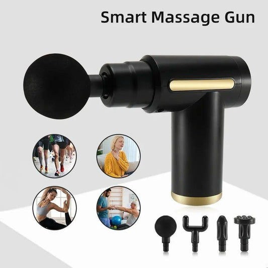 ProForce Smart Percussion Massage Gun – 4-Head Deep Tissue Kit