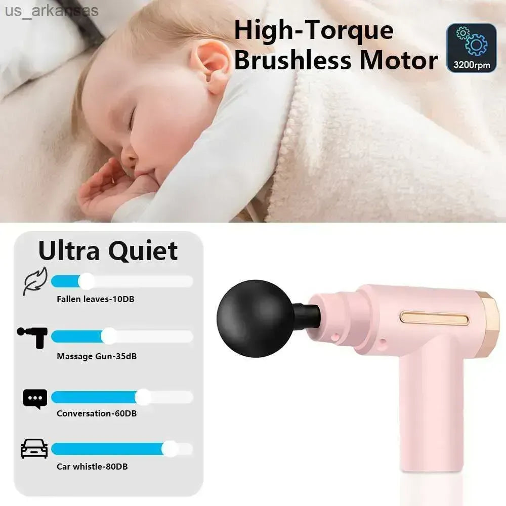 ProForce Smart Percussion Massage Gun – 4-Head Deep Tissue Kit