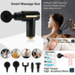 ProForce Smart Percussion Massage Gun – 4-Head Deep Tissue Kit