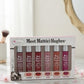 6 Pcs Matt(e) Hughes High Pigmented Lip Gloss Set