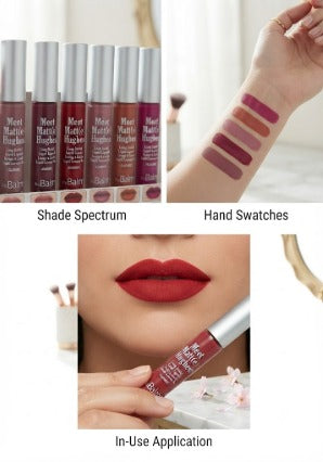 6 Pcs Matt(e) Hughes High Pigmented Lip Gloss Set