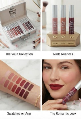 6 Pcs Matt(e) Hughes High Pigmented Lip Gloss Set